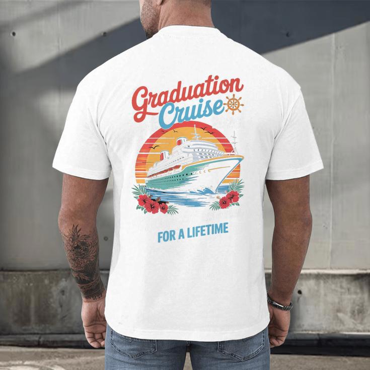 Graduation Cruise Trip Class Of 2026 Senior Summer Vacation Premium Men's Back Print T-Shirt