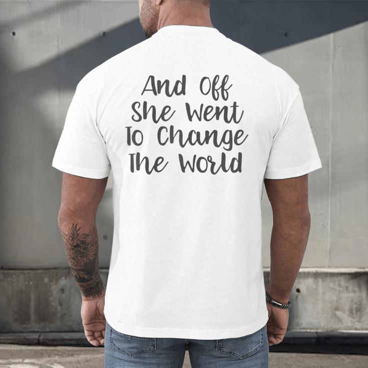 Graduation For Her Daughter 2019 Doctor Nursing Shirt Men's Back Print T-Shirt