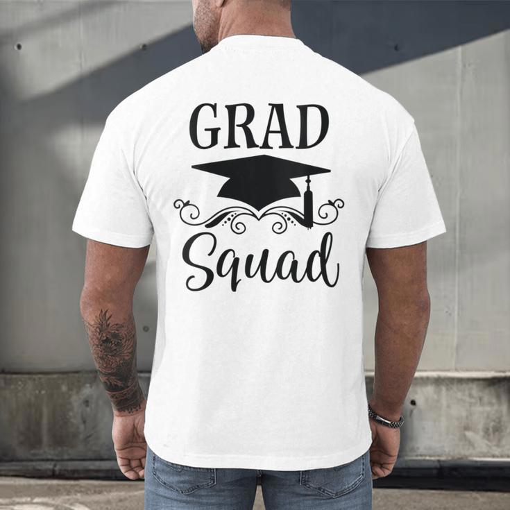 Graduation Grad Squad Men's Back Print T-Shirt