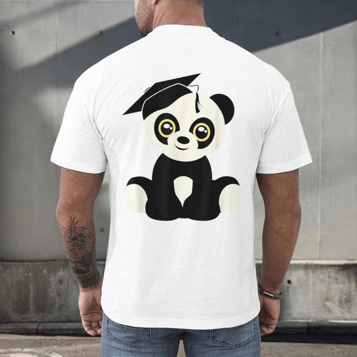 Graduation Panda Bear 2017 Graduate Graduation T-Sh Men's Back Print T-Shirt