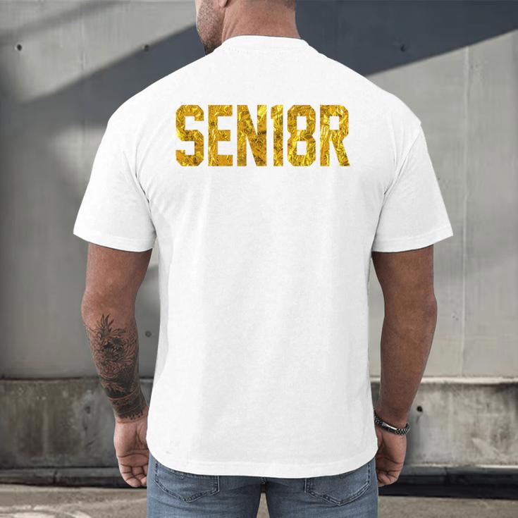 Graduation Party SEN18R Senior 2018 High School T-Shirt Men's Back Print T-Shirt