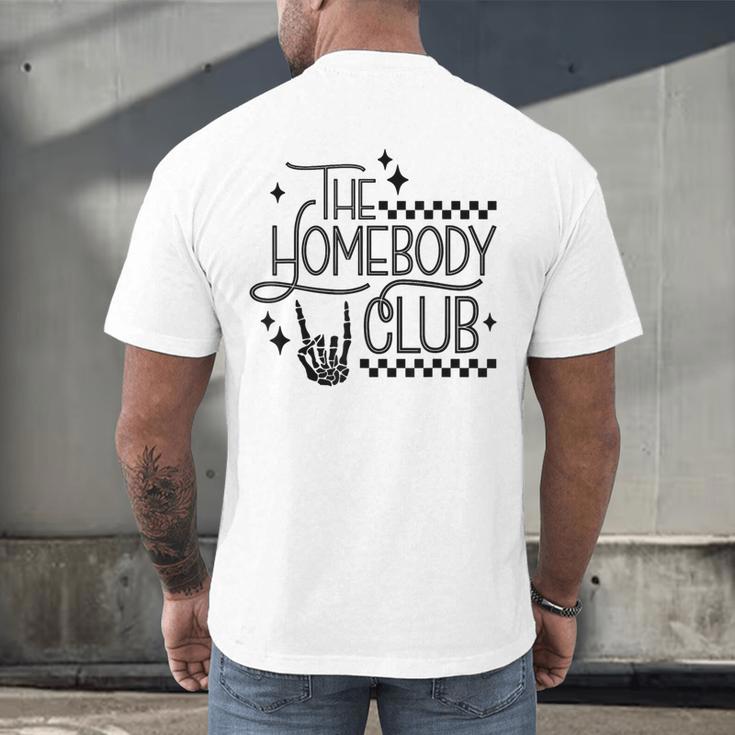 The Homebody Club Retro Introvert Antisocial Men's Back Print T-Shirt