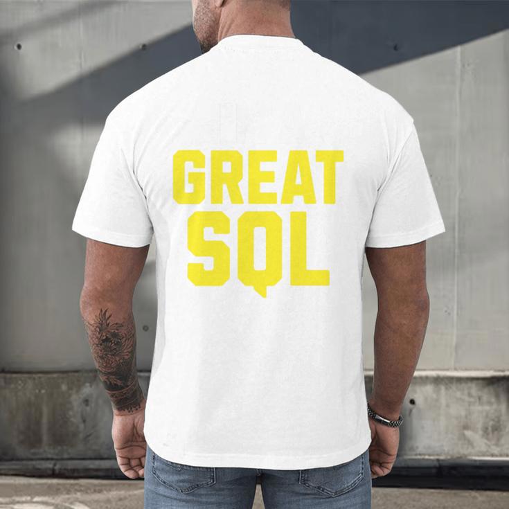 I'm A Great SQL Introvert Saying Inbound Marketing Premium Tri-Blend Men's Back Print T-Shirt I'm A Great SQL Introvert Saying Inbound Marketing Premium Tri-Blend Men's Back Print T-Shirt
