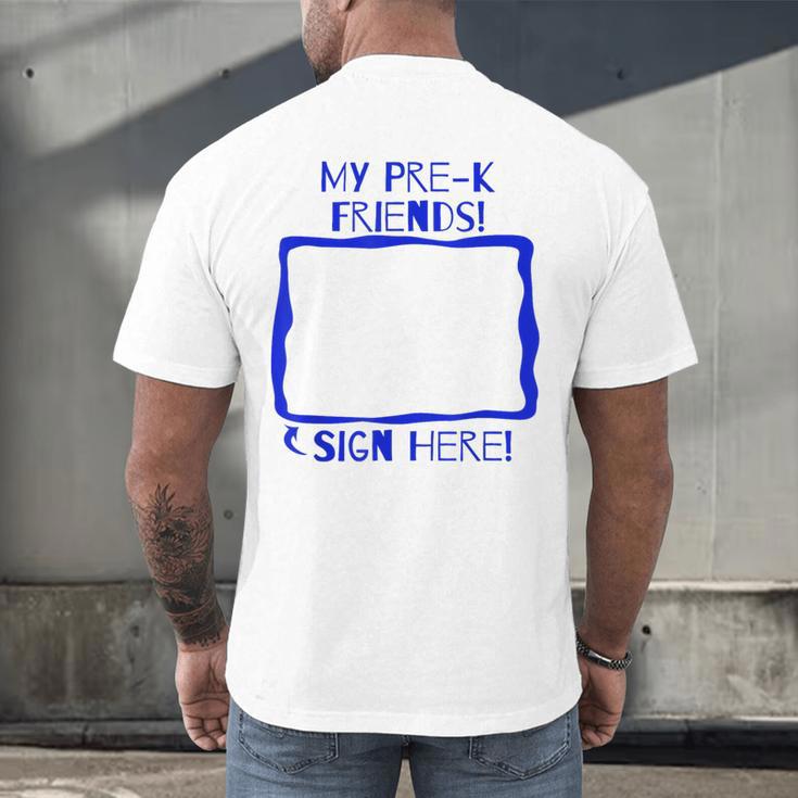Interactive Preschool GraduationShirt Men's Back Print T-Shirt