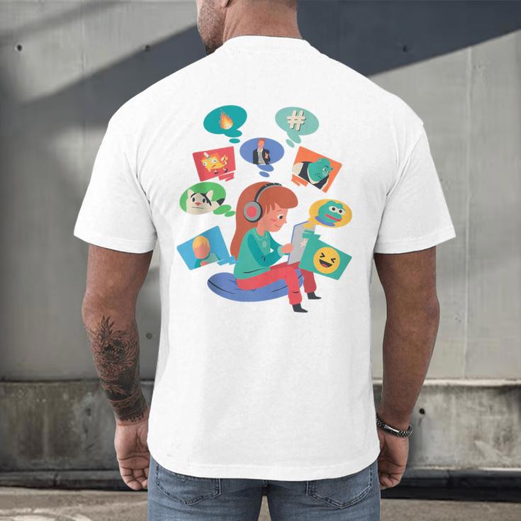 Introvert Meme Anti People Antisocial Meme Lovers Men's Back Print T-Shirt Introvert Meme Anti People Antisocial Meme Lovers Men's Back Print T-Shirt