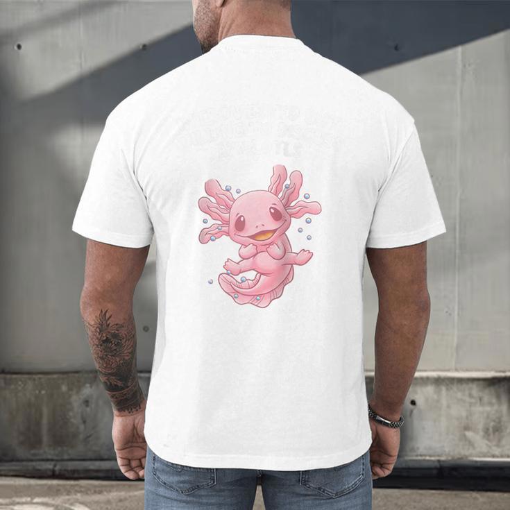 Introverted But Willing To Discuss Axolotl Salamander Raglan Baseball Tee Men's Back Print T-Shirt Introverted But Willing To Discuss Axolotl Salamander Raglan Baseball Tee Men's Back Print T-Shirt