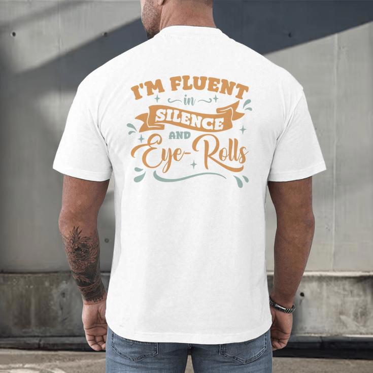 For Introverts For Introverts Men's Back Print T-Shirt For Introverts For Introverts Men's Back Print T-Shirt