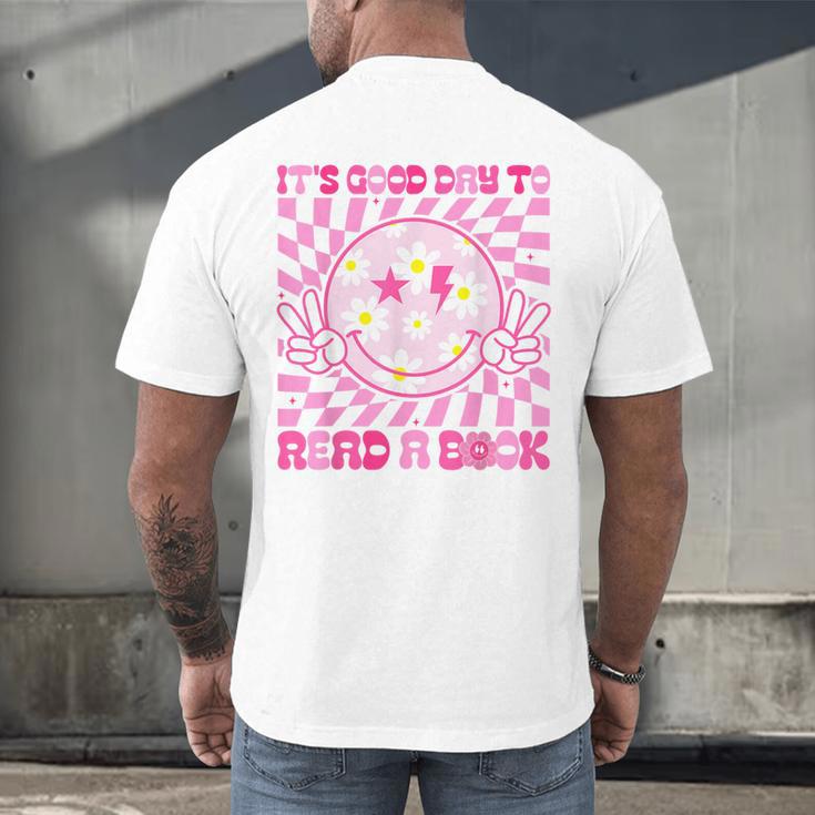 It's Good Day To Read Book Library Reading Lovers Men's Back Print T-Shirt