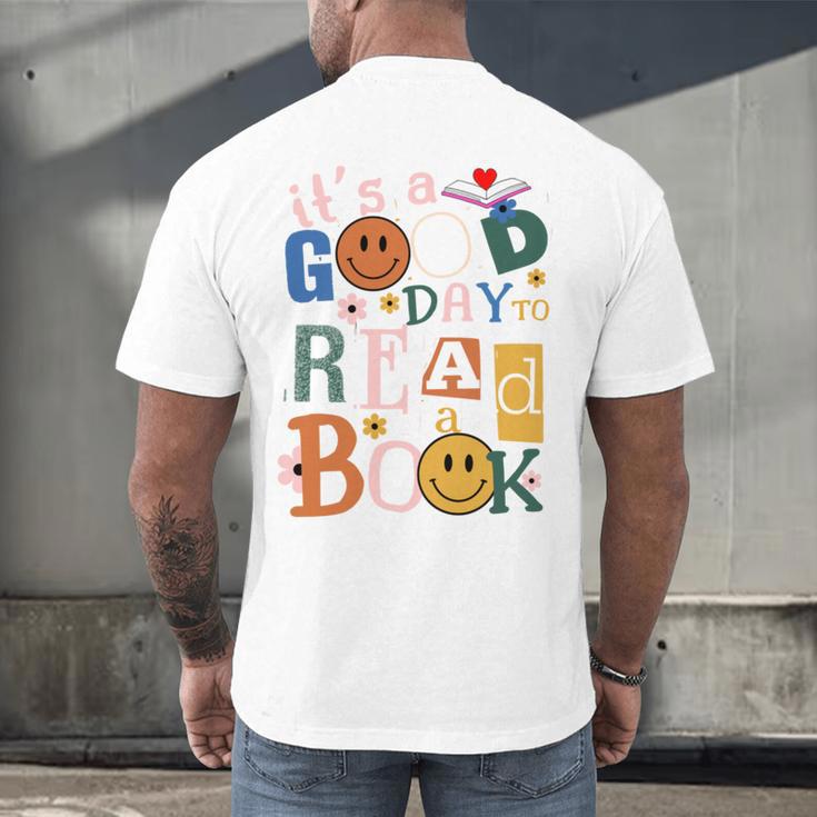 Its a Good Day To Read a Book Lovers Library Reading Women Men's Back Print T-Shirt