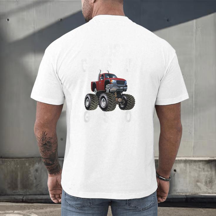 I Just Crushed High School Graduation Monster Truck Shirt Men's Back Print T-Shirt