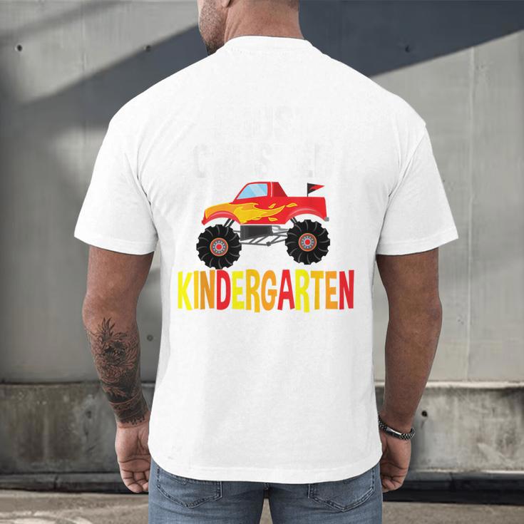 I Just Crushed Kindergarten Monster Graduation Shirt Men's Back Print T-Shirt