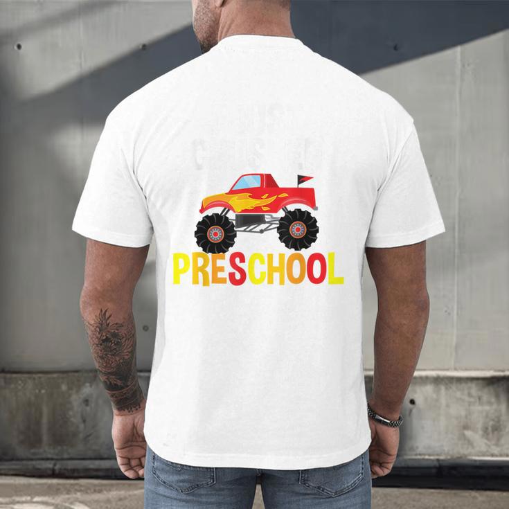 I Just Crushed Preschool Monster Graduation Pre-K Shirt Men's Back Print T-Shirt