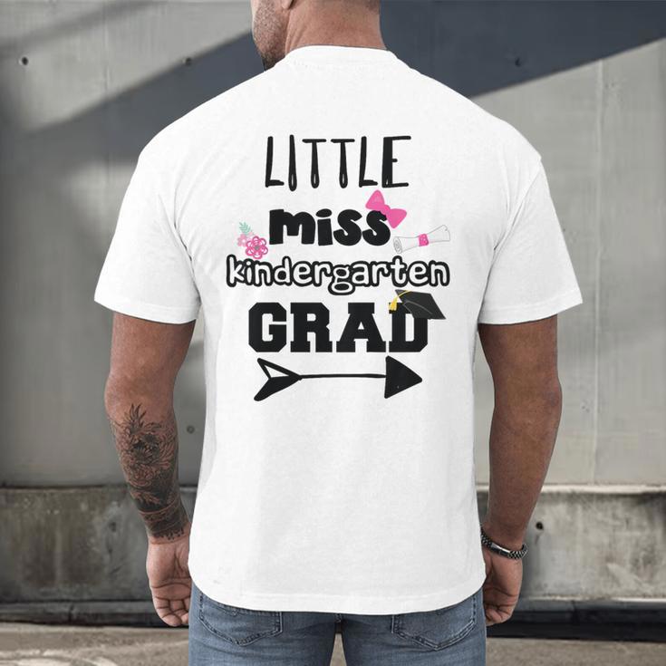 Kids Kindergarten Graduation Shirt Girls Daughter Granddaughter Men's Back Print T-Shirt