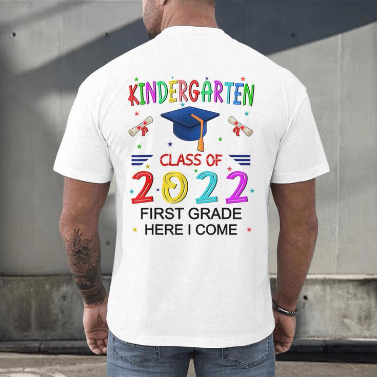 Kindergarten Graduation Class Of 2022 1st Grade Here I Come Men's Back Print T-Shirt