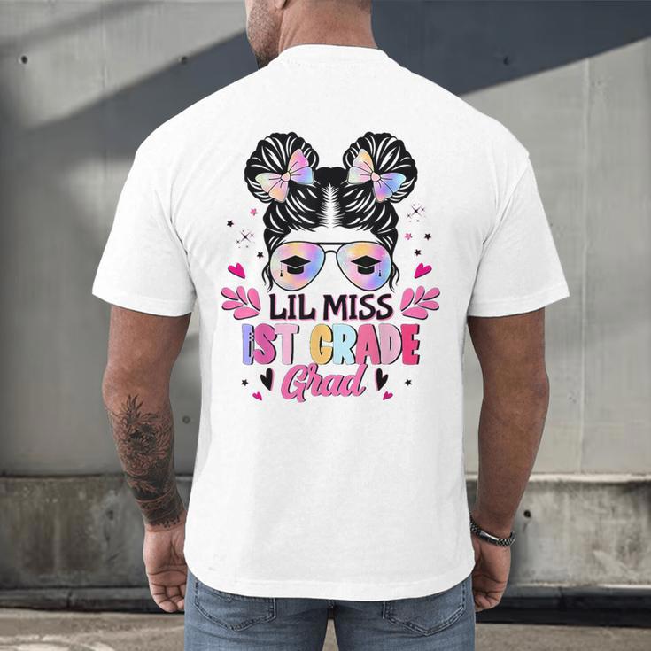 Lil Miss 1st Grade Grad Graduation Last Day Of 1st Grade Men's Back Print T-Shirt