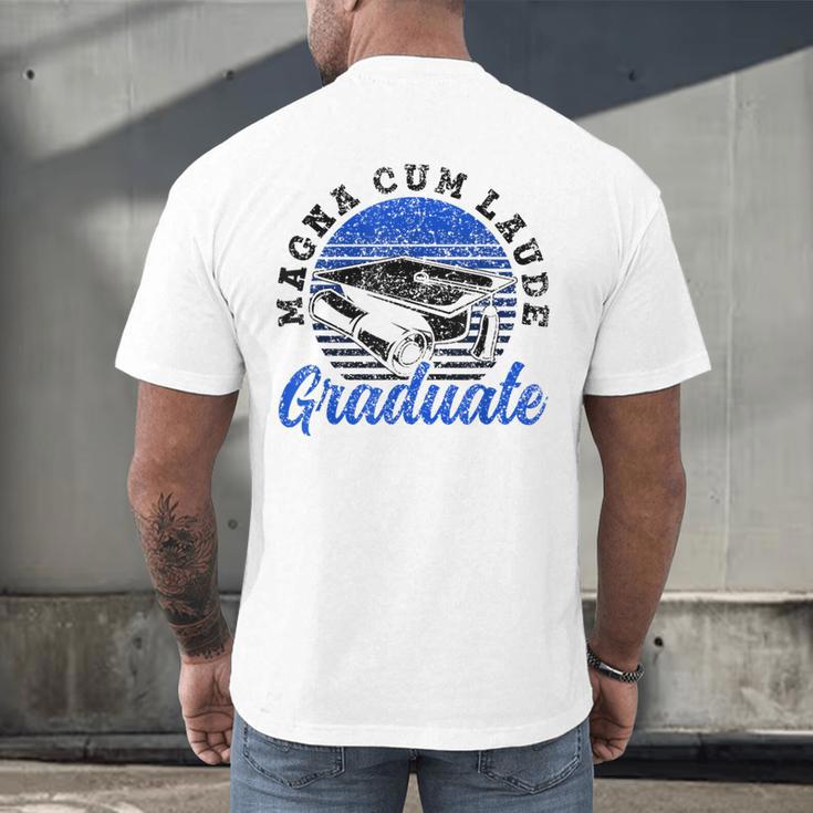 Magna Cum Laude Graduate Graduation Graduates Family Men's Back Print T-Shirt