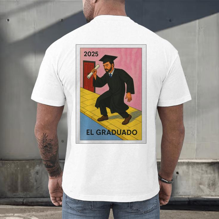 Mexican For Graduation 2025 El Graduado Premium Tri-Blend Men's Back Print T-Shirt