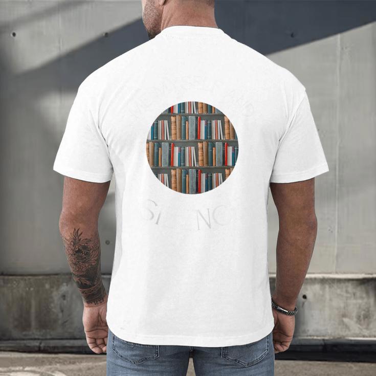 Me Myself And Silence Sarcastic Reading Books Introvert Top Raglan Baseball Tee Men's Back Print T-Shirt Me Myself And Silence Sarcastic Reading Books Introvert Top Raglan Baseball Tee Men's Back Print T-Shirt