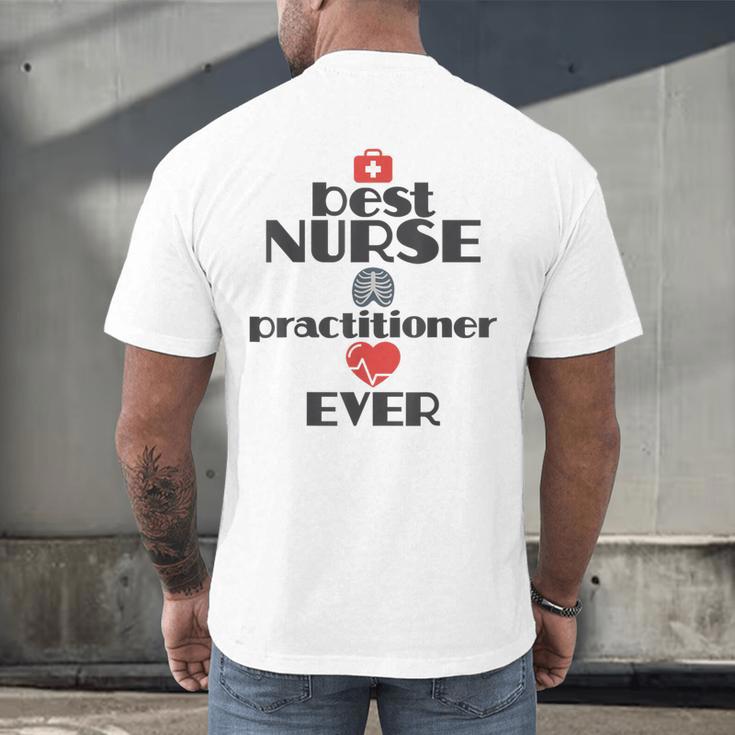 Nurse Practitioner Graduation FNP MSN Nurses Week Men's Back Print T-Shirt