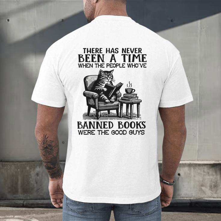 The People Who'Ve Banned Books Were The Good Guys Men's Back Print T-Shirt The People Who'Ve Banned Books Were The Good Guys Men's Back Print T-Shirt