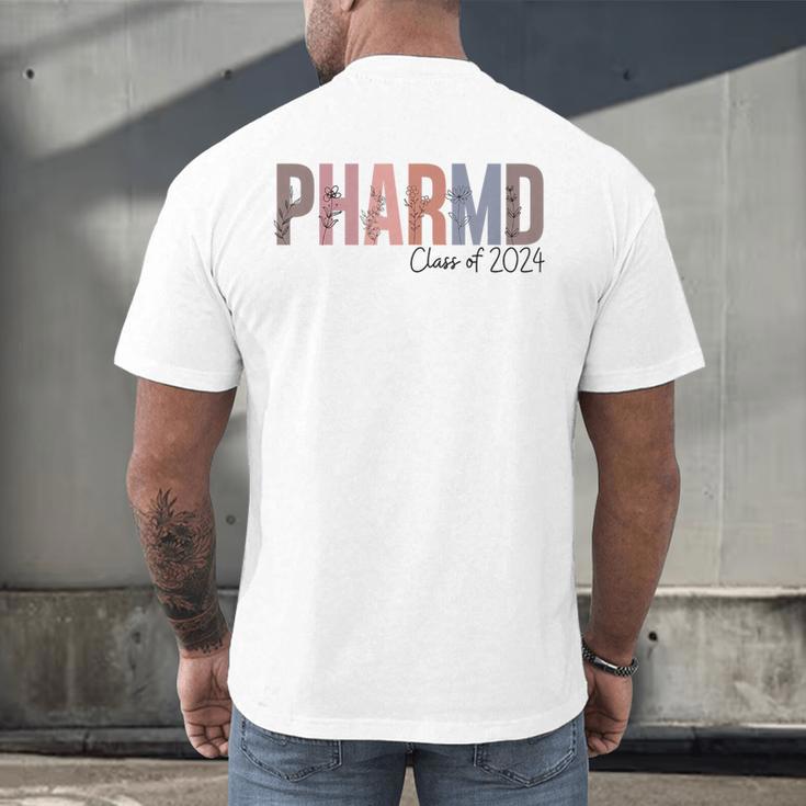 Pharmacist Graduation PharmD Class Of 2024 Pharmacy Grad Men's Back Print T-Shirt
