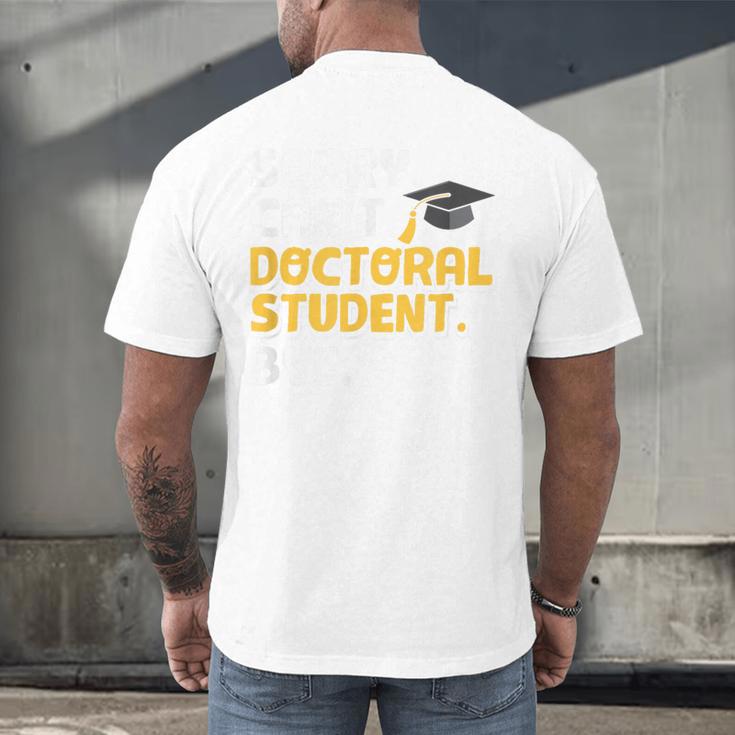 PhD Student Doctoral Degree Graduation Phd Graduate Men's Back Print T-Shirt