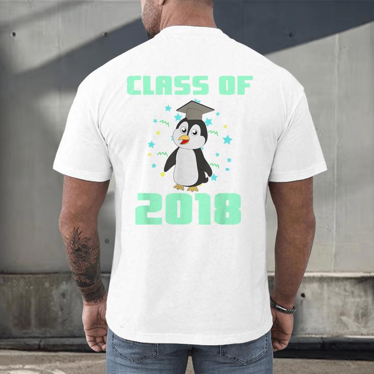 Pinguin Class 2018 Shirt Graduation Kids Graduate Men's Back Print T-Shirt