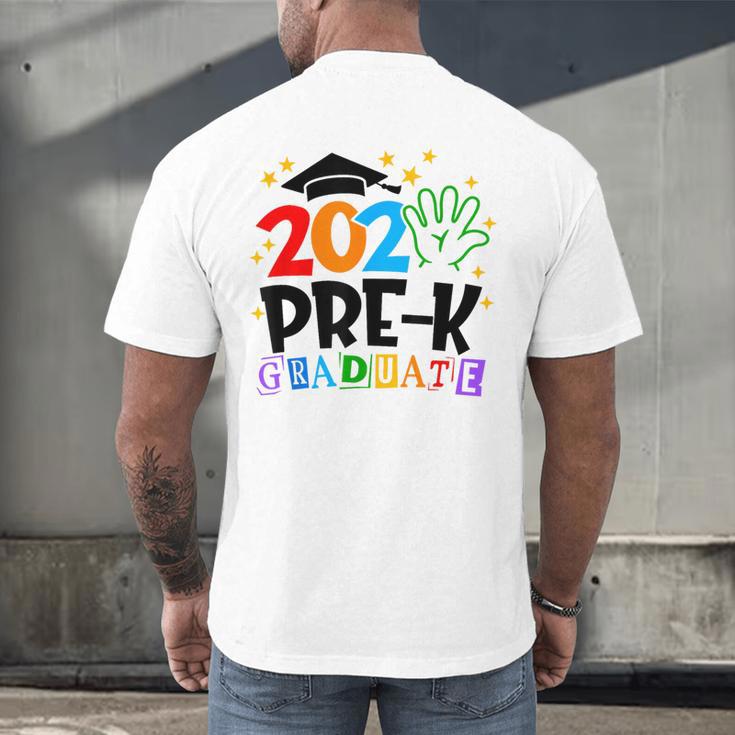 Pre-K Graduate 2025 Preschool Graduation Class Of 2025 Kids Men's Back Print T-Shirt