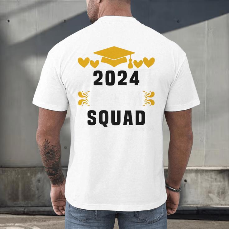 Prom Squad 2024 High School Graduation Party Premium Men's Back Print T-Shirt