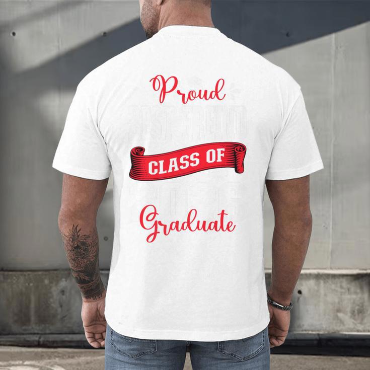 Proud Best Freind Of a Class Of 2026 Graduate For Graduation Premium Men's Back Print T-Shirt