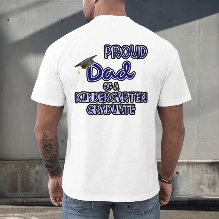 Proud Dad Of a Kindergarten Graduate Graduation TShirt Men's Back Print T-Shirt