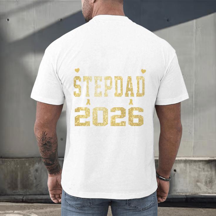 Proud Stepdad Of A 2026 Graduate Class Of Graduation Premium Tri-Blend Men's Back Print T-Shirt