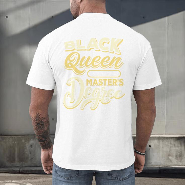Queen Proud Masters Graduation Men's Back Print T-Shirt