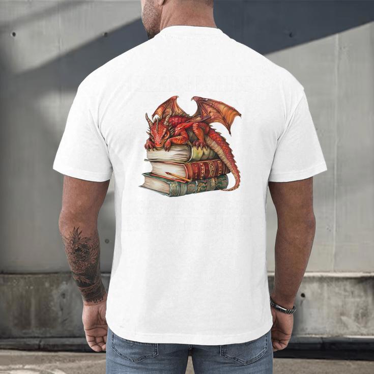 I Read Because Roasting People Is Frowned Upon Dragon Book Premium Tri-Blend Men's Back Print T-Shirt I Read Because Roasting People Is Frowned Upon Dragon Book Premium Tri-Blend Men's Back Print T-Shirt