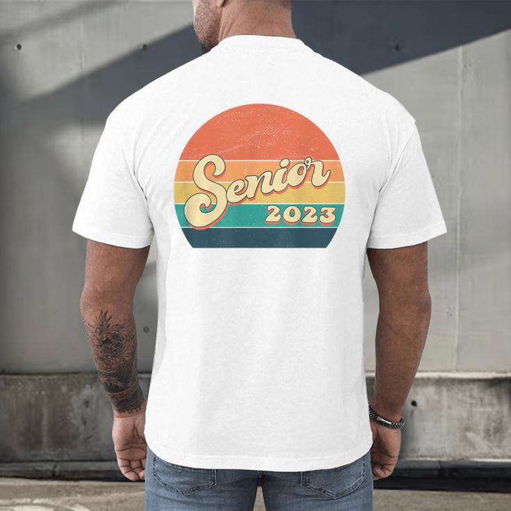 Senior 2023 Graduation My Last First Day Of Class Of 2023 Men's Back Print T-Shirt