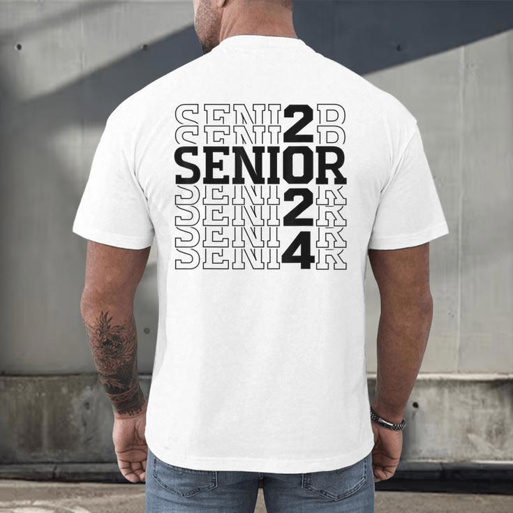Senior 2024 Class Of 2024 Graduation 2024 Women Boy Girl Men's Back Print T-Shirt
