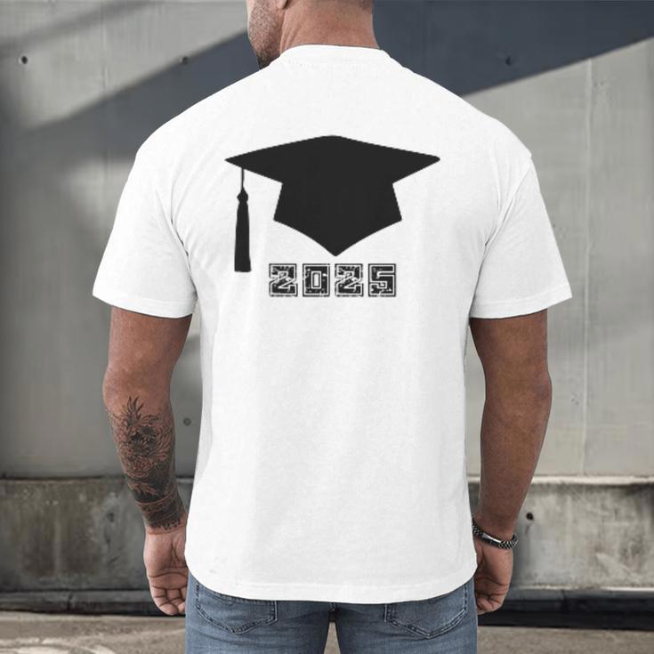 SENIOR 2025 Cute Graduation Class Of 2025 Graduate Men's Back Print T-Shirt
