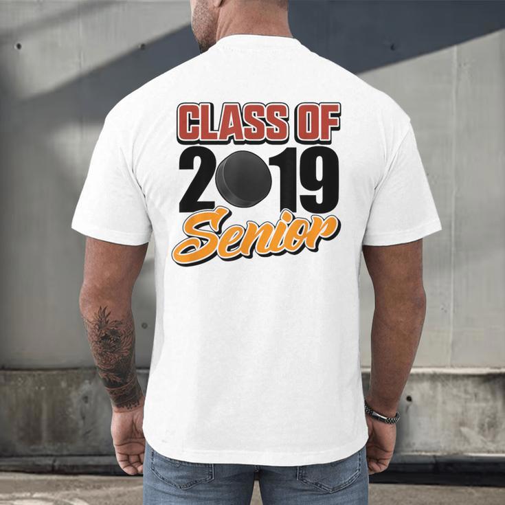 Senior Class Of 2019 Tshirt Graduation Students Hockey Men's Back Print T-Shirt