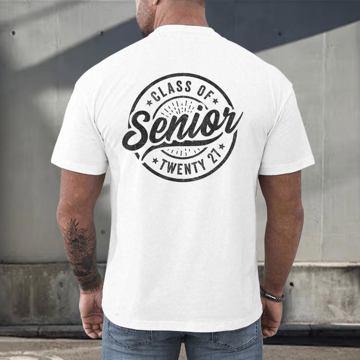Senior Class Of 2027 Graduation 2027 Senior 2027 Men's Back Print T-Shirt