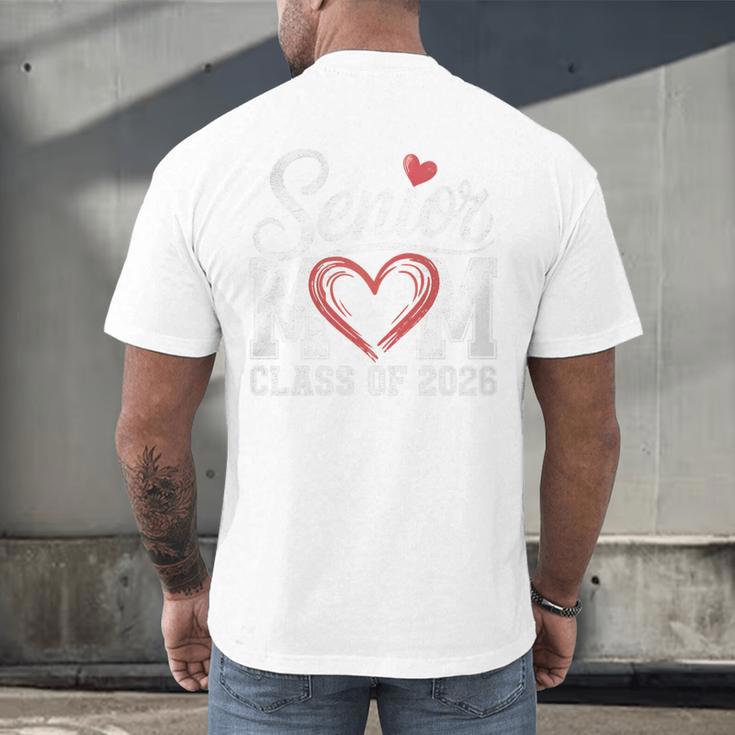 Senior Mom Class Of 2026 Graduation Senior 2026 Mom Men's Back Print T-Shirt