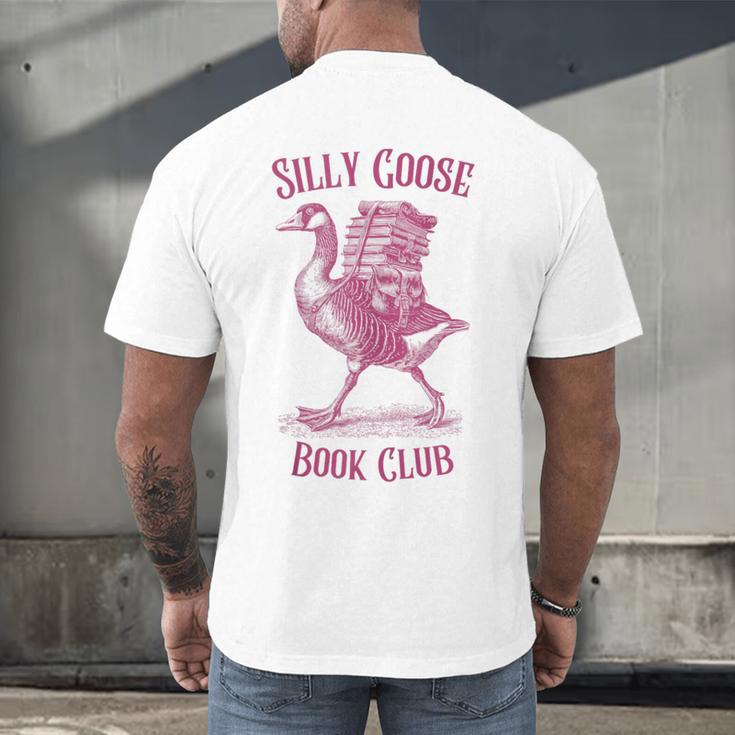 Silly Goose Book Club Men's Back Print T-Shirt Silly Goose Book Club Men's Back Print T-Shirt