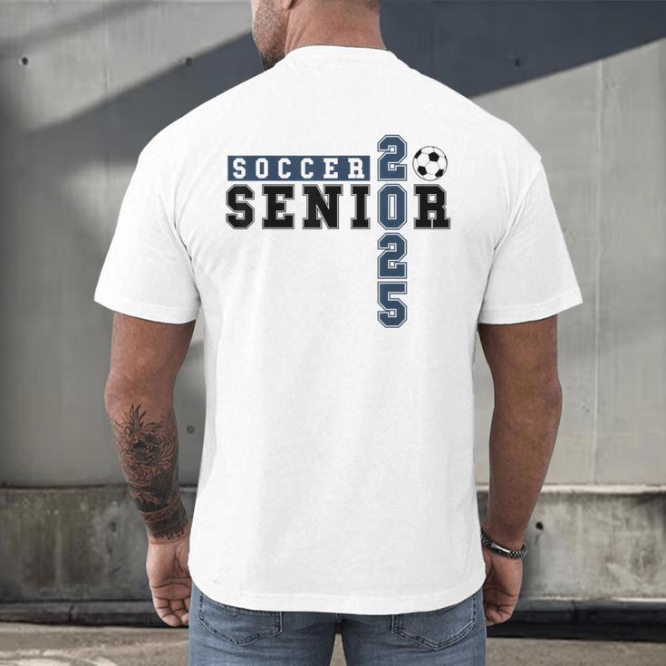 Soccer Senior Night Soccer Senior 2025 Graduation 28 Men's Back Print T-Shirt