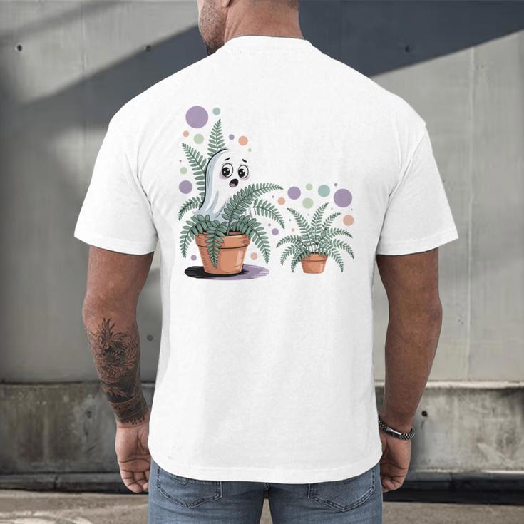 Social Anxiety Introvert Nervous Awkward Socially Men's Back Print T-Shirt