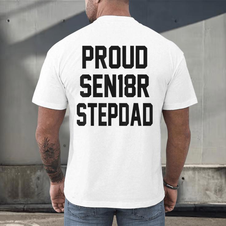 Stepfather SEN18R Graduation Party Stepdad Senior 2018 Shirt Men's Back Print T-Shirt