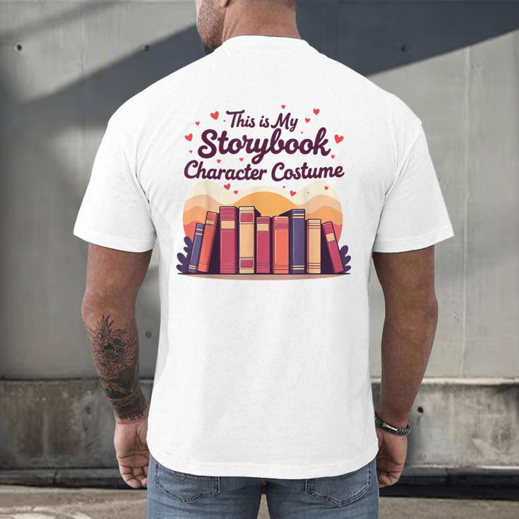 This Is My Storybook Character Costume Men's Back Print T-Shirt This Is My Storybook Character Costume Men's Back Print T-Shirt