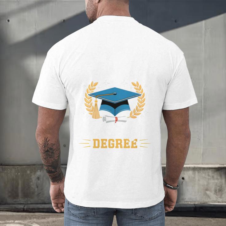 I Survived My Dad's History Degree Graduation Men's Back Print T-Shirt