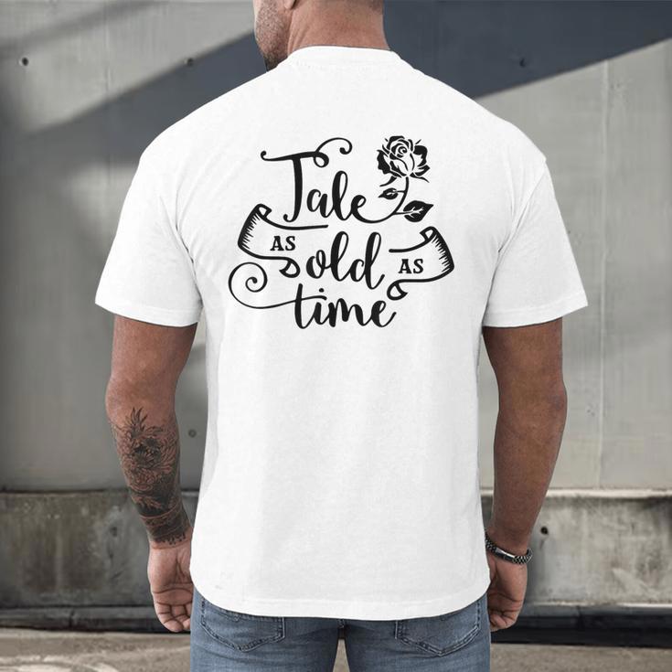 Tale As Old As Time Book Club Books Lover Men's Back Print T-Shirt