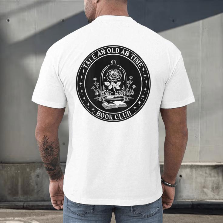 Tale As Old As Time Book Club Rose Men's Back Print T-Shirt