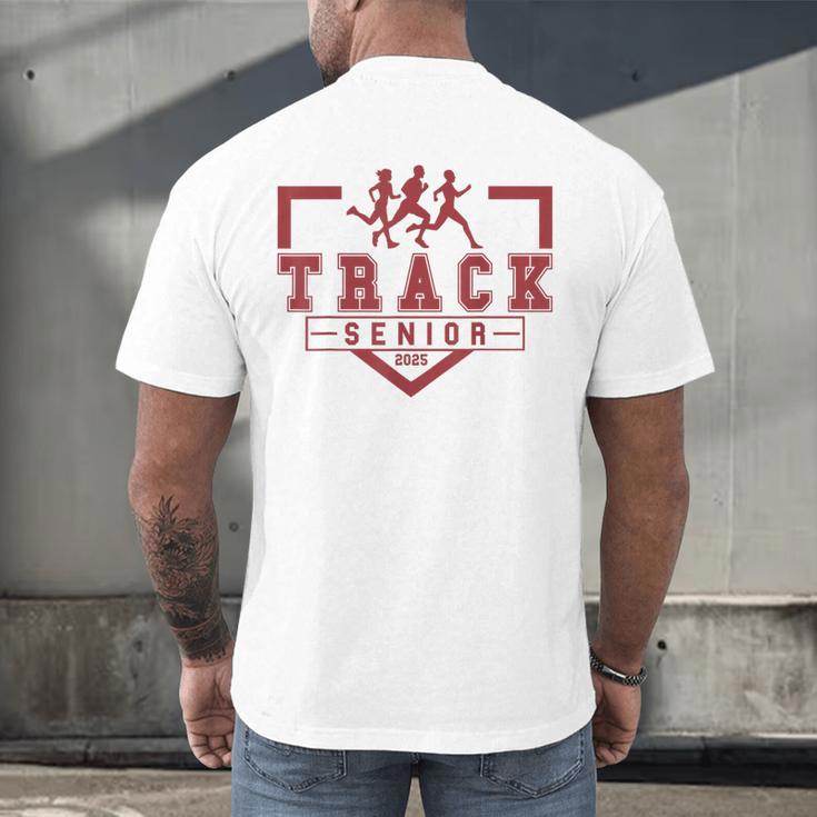 Track Senior Night Track Senior 2025 Graduation 36 Men's Back Print T-Shirt