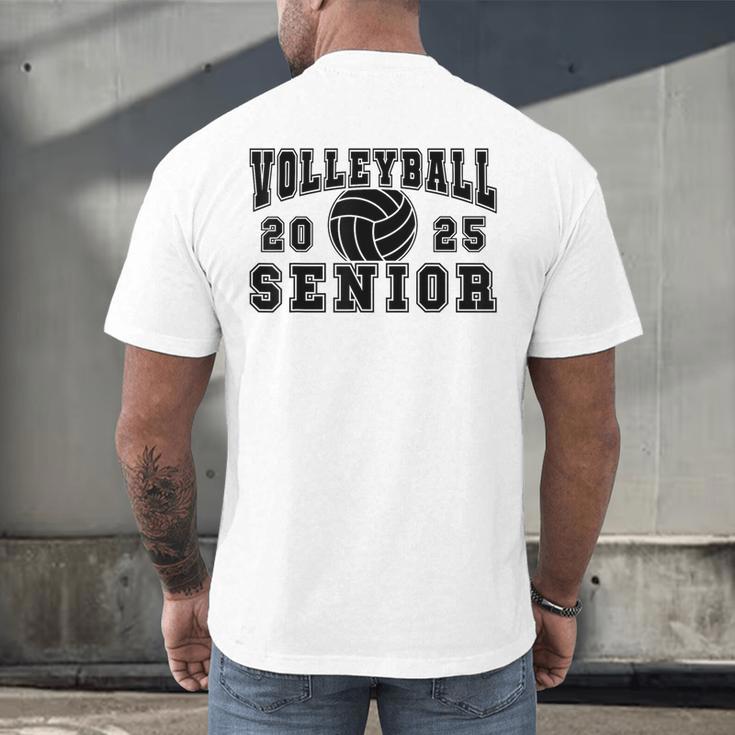 Volleyball Senior Night Volleyball Senior 2025 Graduation 28 Men's Back Print T-Shirt
